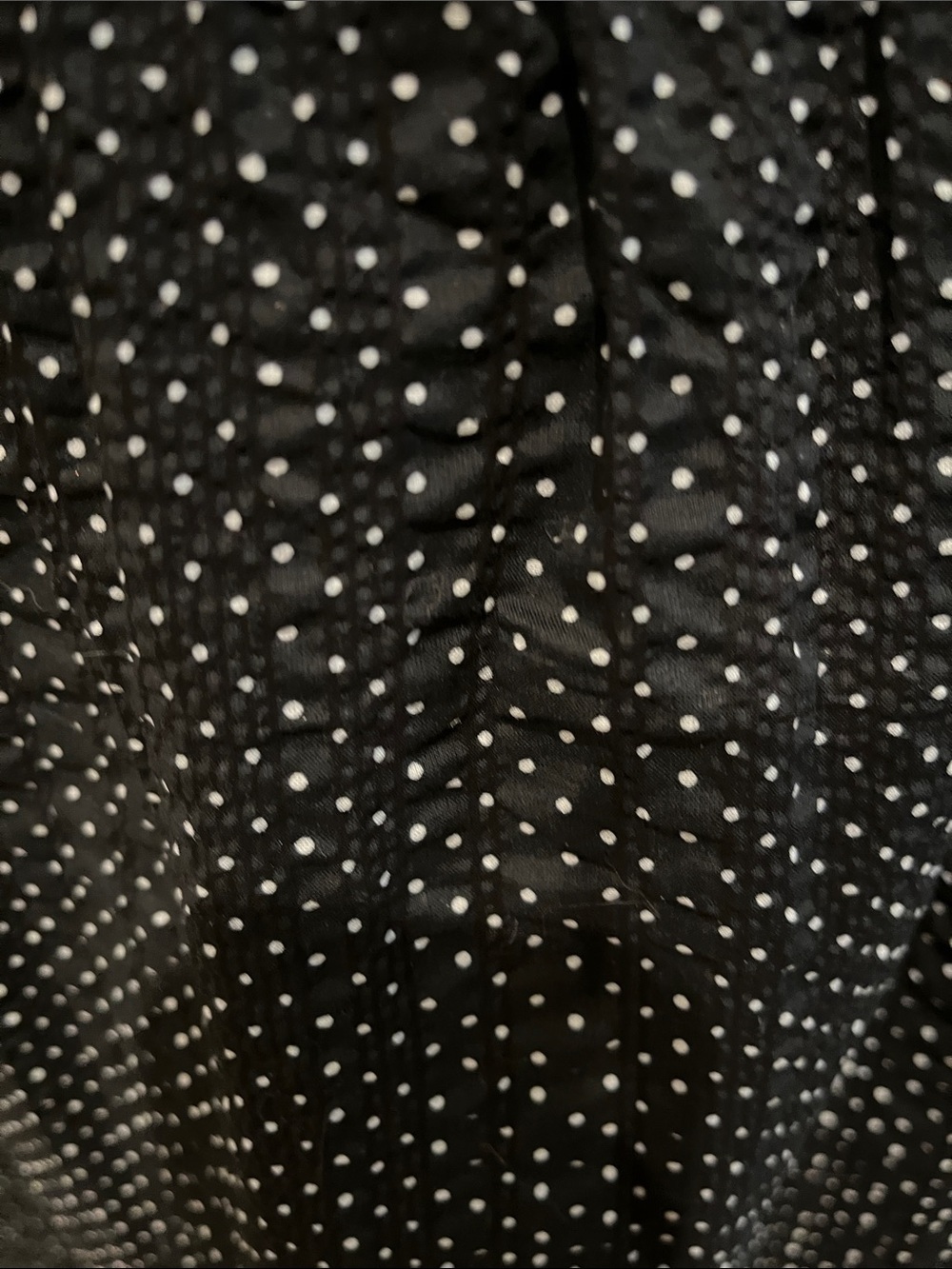 Willi Smith Black Polka Dot Ruffle Dress - Picture 3 of 5